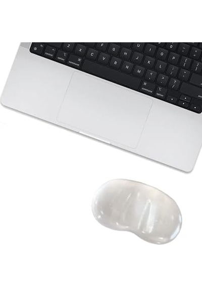 - Jel Mouse Ve Klavye Bilek Destek Pedi Yumuşak, Ergonomik, El Bileği Dinlendirme Pedi Fare Bilek Desteği, Şeffaf