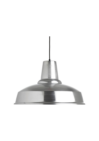 Modern Paslanmaz Krom Inox Metal Sarkıt Mutfak Avize 35 Cm Siyah