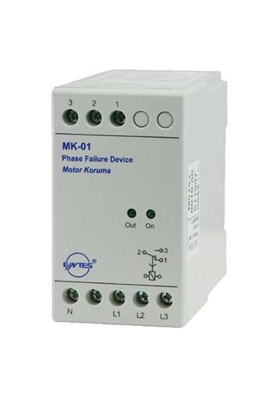 Entes Mk-01 Motor Faz Koruma Rölesi