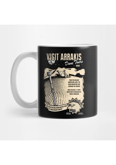 Visit Arrakis - Dune Kupa Bardak Çok Renkli