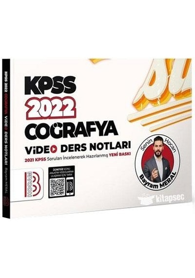 Kpss Coğrafya Video Ders Notları 2022 - Benim Hocam Yayınları