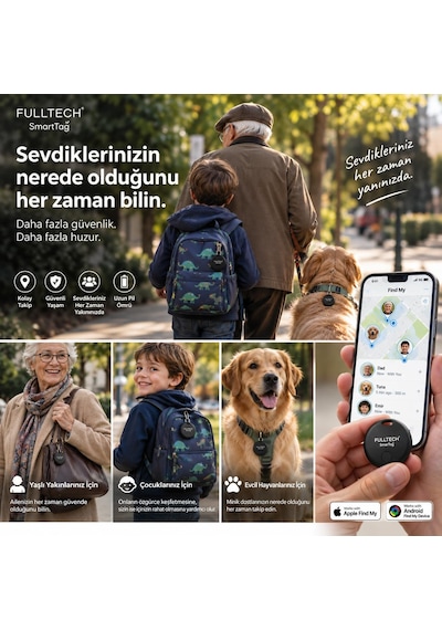 Akıllı Takip Cihazı Bluetooth 5.4 140mah Pilli Kompakt Konum Bulucu Diğer