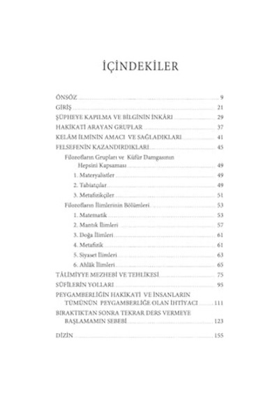 El-münkız Mine D-dalal: Hakikat Arayışı