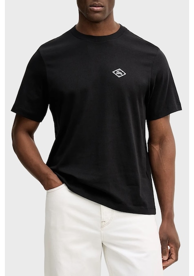 Calvin Klein Erkek T Shirt Lv04re802g Ub1 Siyah Siyah
