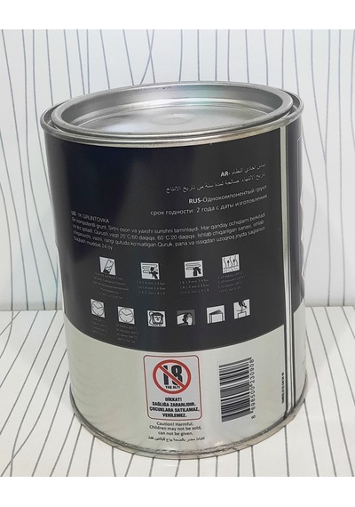 Sintaş Ocean 1K Plastik Yüzey Astarı Gri 1Litre