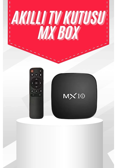 Mey İthalat Mx Box Android Tv Media Sound 4k Ultra Hd Görüntü Kaliteli Renkli