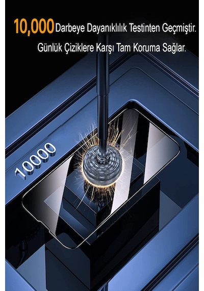 General Mobile Gm22 Pro Tam Kaplayan Anti Statik Dayanıklı Süper Cam Ekran Koruyucu