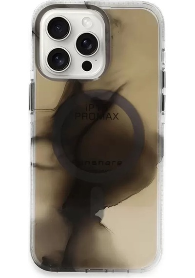 Joko Apple İphone 15 Pro Max Phantom Magsafe Kapak - Siyah Şeffaf