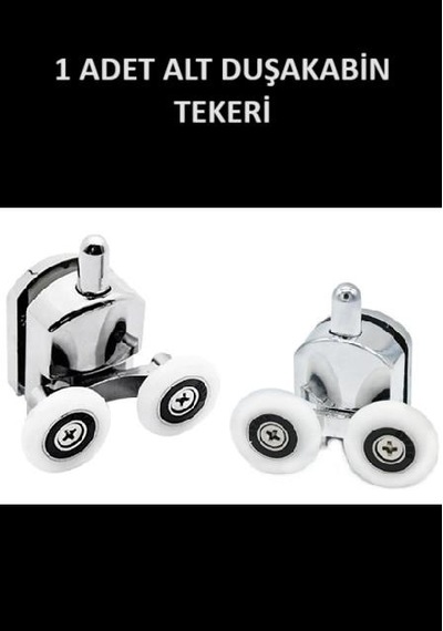 Tekerlek Duşakabin Tekerleği Alt Cam Rulman Krom Teker 23 Mm Beyaz - Şeffaf Tekerlek Duşakabin Tekerleği Alt Cam Rulman Krom Teker 23 Mm Beyaz - Şeffaf