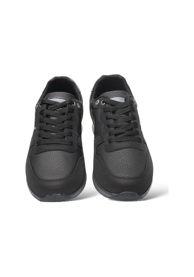 Erkek Günlük Cilt Sneaker Ayakkabı Siyah - Füme-sıyah-fume Siyah - Füme
