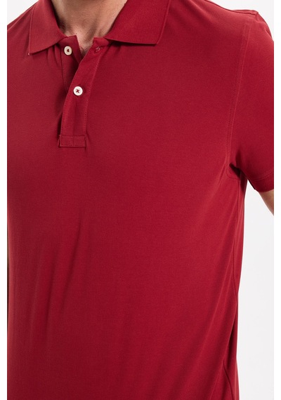 Tudors Erkek Slim Fit Dar Kesim Premium Seri %100 Pamuk Yumuşak Dokulu Merserize Bordo Polo Yaka Tişört-50940 Tudors Erkek Slim Fit Dar Kesim Premium Seri %100 Pamuk Yumuşak Dokulu Merserize Bordo Polo Yaka Tişört-50940