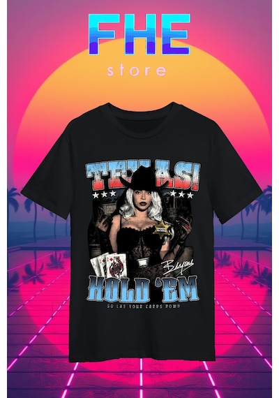 Noıssey Beyonce Texas Hold Em Up Kodsiyahsaw Siyah