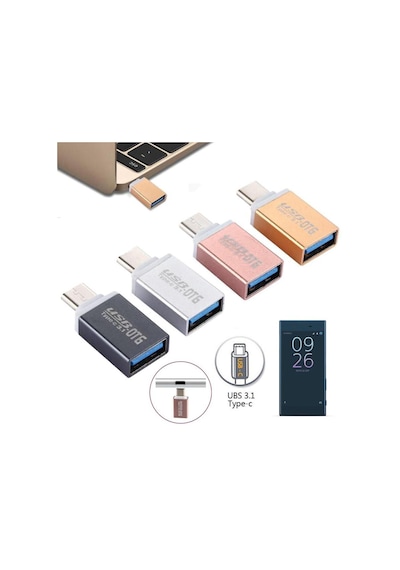 Usb 3.1 Type-C Otg Çevirici Usb C Otg Dönüştürücü Adaptör