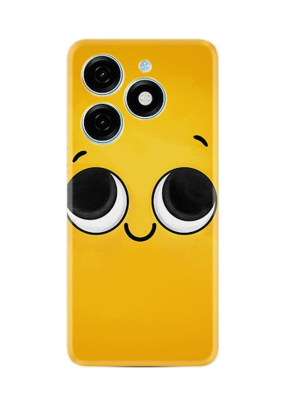 Tecno Spark 20 Spark 20c Kılıf Desenli Silikon Platinium Series Yellow 1831