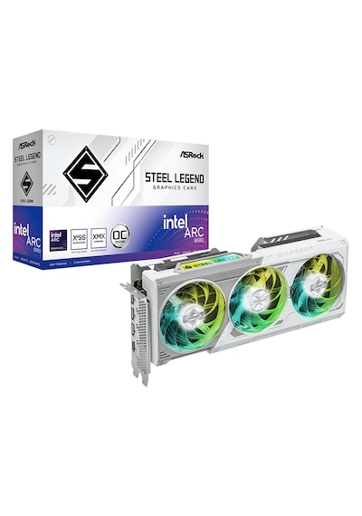 Asrock Arc B580 Steel Legend Oc 12gb Gddr6 192bit Ekran Kartı
