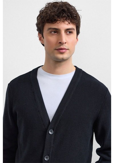 Backandbond Siyah Regular Fit Hırka