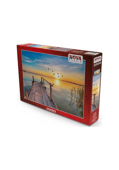 Nova 1000 Parça İskele'De Günbatımı Puzzle