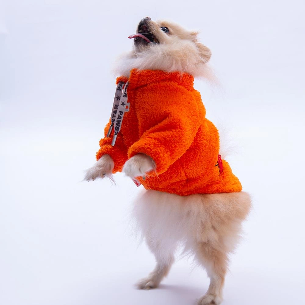 Turuncu Doha Go Urban Moods Peluş Köpek Kıyafeti Kedi Kıyafeti Köpek Sweati