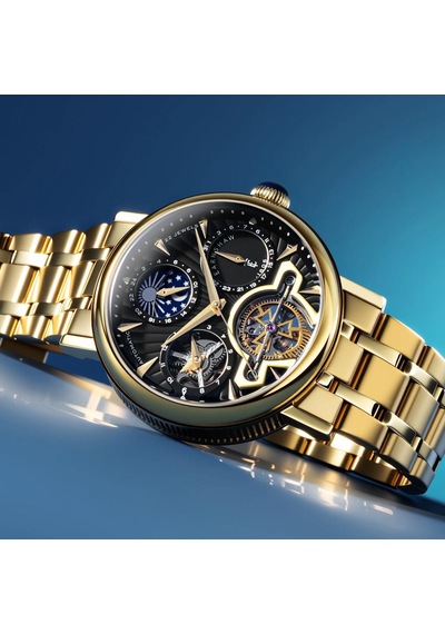 Earnshaw Es-8309-33 Erkek Kol Saati Altın