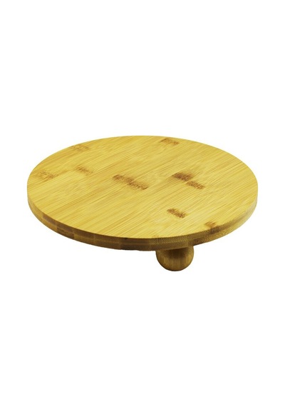 Dmr Home Pablıto Pbt-018 Ahşap Bambu Sunum Tahtası Ve Mini Sofra Yuvarlak 24.5cm 3 Mini Top Ayaklı Diğer