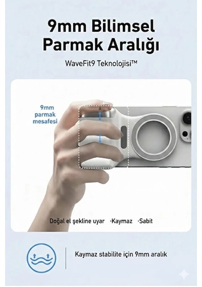 Magsafe Selfie Çubuğu Kamera Kolu Profesyonel Çekim Zoom Najmaddin