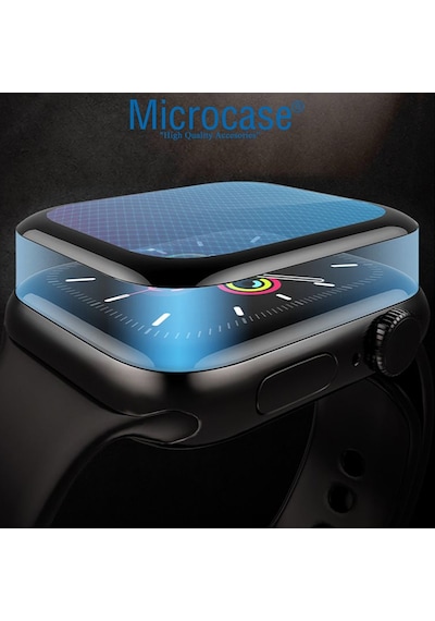 Apple Uyumlu  Watch 7 45Mm Tam Kaplayan Kavisli Ekran Koruyucu 3D Film