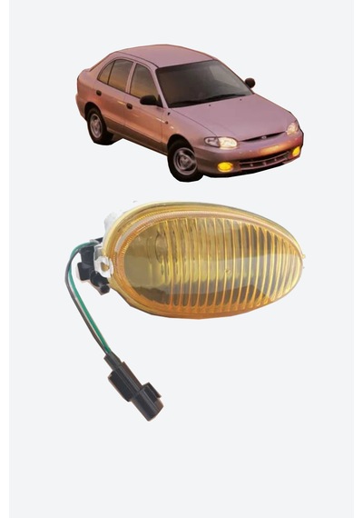 Hyundai Accent 1998-2000 Sarı Renk Ön Sis Farı Yolcu Tarafı Sağ