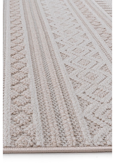 İskandinav Modern Tasarım Sisal Bukle Özel Ölçü Salon Oturma Odası Koridor Halısı Bej Geobejkrem
