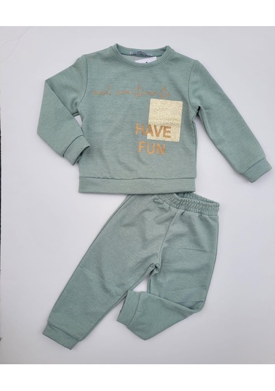 Nk Kids Kız Bebek Çocuk Orta Kalınlık Eşofman Takım-11136-mint Mint