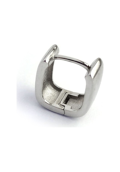 925 Ayar Gümüş Tasarım Kare Erkek Küpesi Oseshop