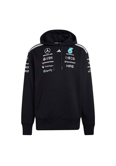 Adidas Mercedes Dr Hood M Erkek Günlük Sweatshirt Kf0166 Siyah