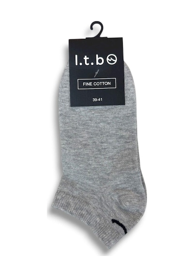 Ltb Carmen Unisex 2'li Paket 4 Çift Çorap Gri