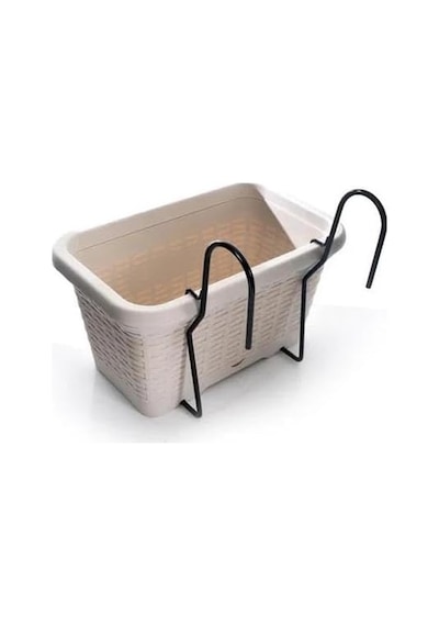 Tr So-hb01a Askılı Hasır Desen Balkon Saksı 6.5 Litre No 1 Diğer