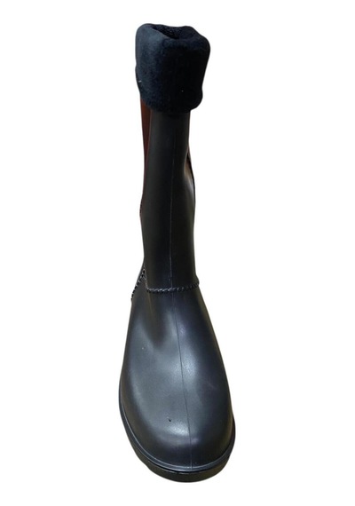 Güven Kundura Çizme Plastik Yağmur Kar Soğuk Havaya Dayanıklı Siyah - 823651173 Siyah