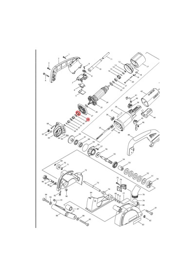 Makita SG1250 Rulman 6001 Ürün Kodu 211142-7