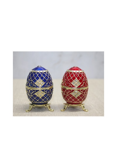 2 Adet Yumurta Figür Masaüstü Süsleme, Küçük Boy 8,5 Cm, Dekoratif Egg Ornament Ev Ve Ofis İçin