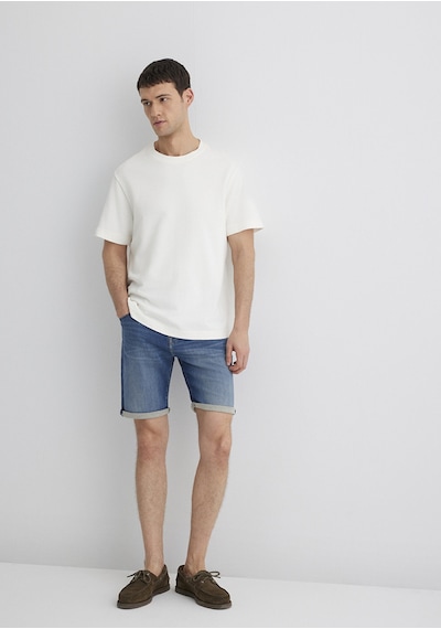 Mavi - Brian Sporty Koyu Mavi Jean Şort 0418490389 Koyu Mavi