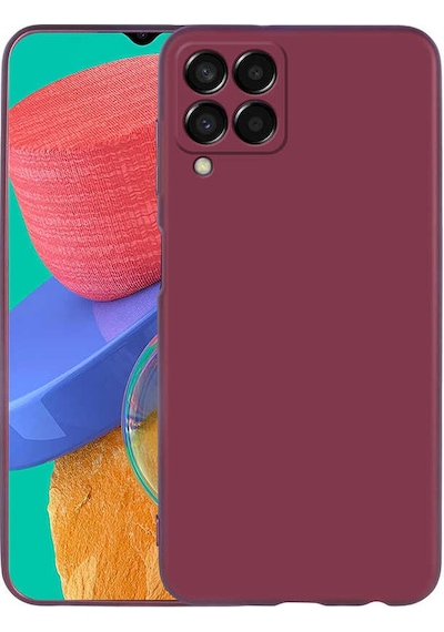 Smcase Samsung Galaxy Uyumlu M33 Kılıf Kamera Korumalı Premier Silikon Siyah