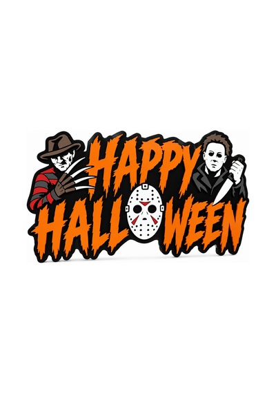 Happy Halloween Dekoratif Masa Ve Duvar Süsü Cadılar Bayramı Parti Dekoru 09538711