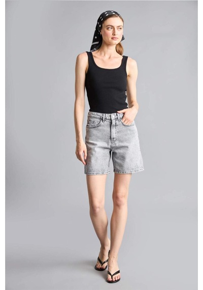 Defacto Jean Bermuda Şort H0663ax26hsnm55 Gri-nm55