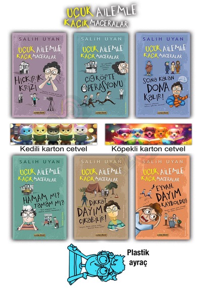 Uçuk Ailemle Kaçık Maceralar 6 Kitap Set 10+ Yaş Hıçkırık Eyvah Dayım Hamam Mı Sona Kalan Çiğ Köfte
