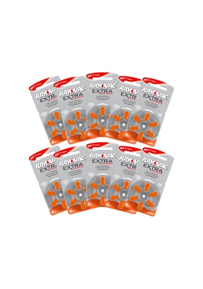 Rayovac Extra Advanced 13 Numara Blister İşitme Cihazı Pili 6 x 10'lu