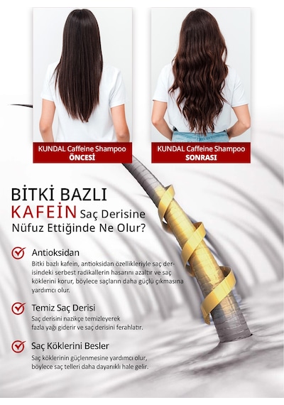 Kundal Cherry Blossom Caffeine Şampuan 500 ML
