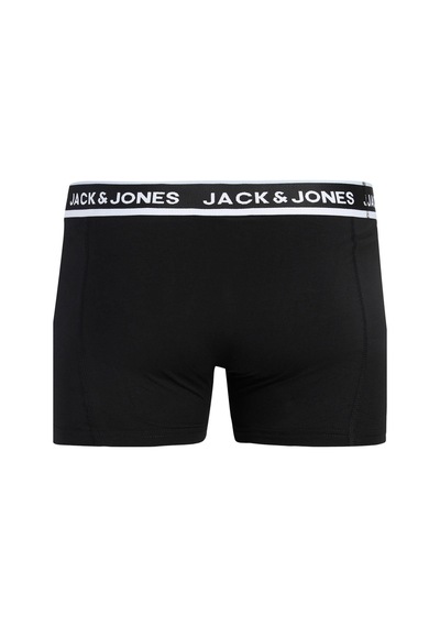 Jack & Jones Jacsway Solid Erkek Boxer 3'lü Paket Pamuklu Rahat Siyah