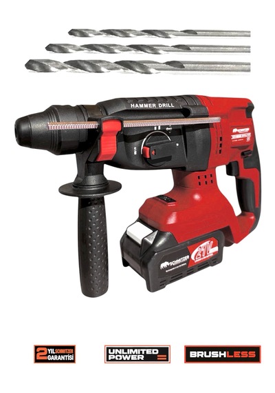 Schmıtzer 6lıset-k Set Pro 21v 43 Parça Şarjlı Hilti Matkap Somun Sökme Taşlama Dekupaj Dairesel Testere