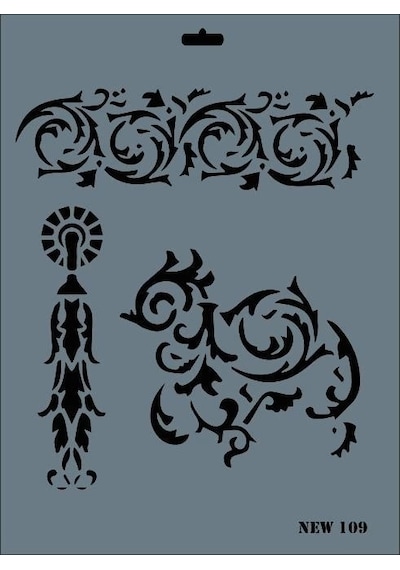 Mey İthalat Rich New Seri N-109 Stencil 35x25 Cm