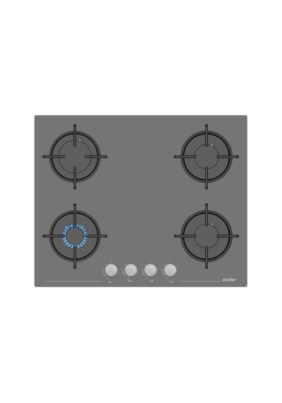 Simfer 11 Fonksiyon Steam Master Gri 2'li Ankastre Set (8246 Fırın + 3656 Ocak)