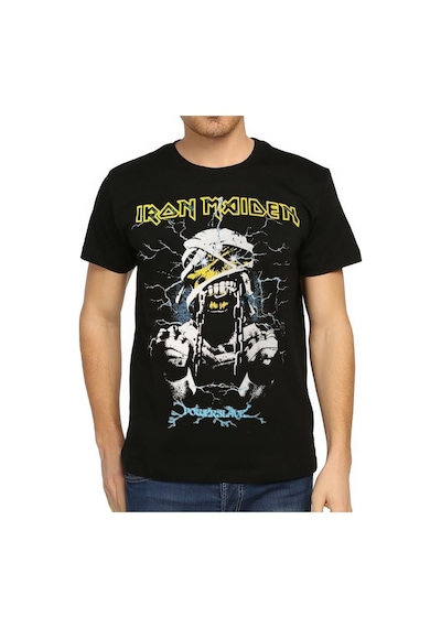 Bant Giyim - Iron Maiden Powerslave Siyah Erkek Tişört