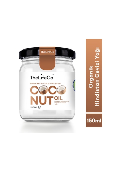 TheLifeCo Organik Hindistan Cevizi Yağı 150 ML