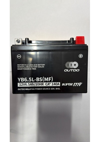 Motosiklet Aküsü 12n6,5l-bs Cg Model Uyumlu 14 6,5 10,5 Cm